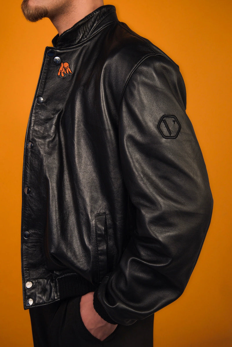 The Noir Lambskin Bomber — Edition of 33