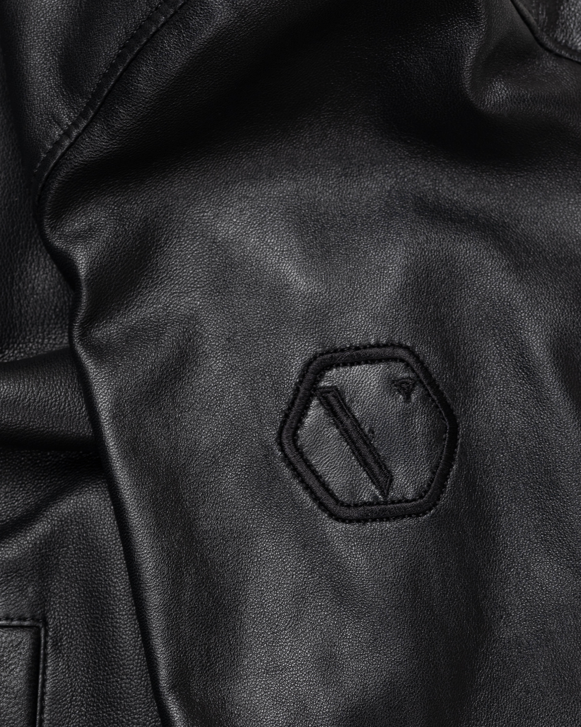 The Noir Lambskin Bomber — Edition of 33