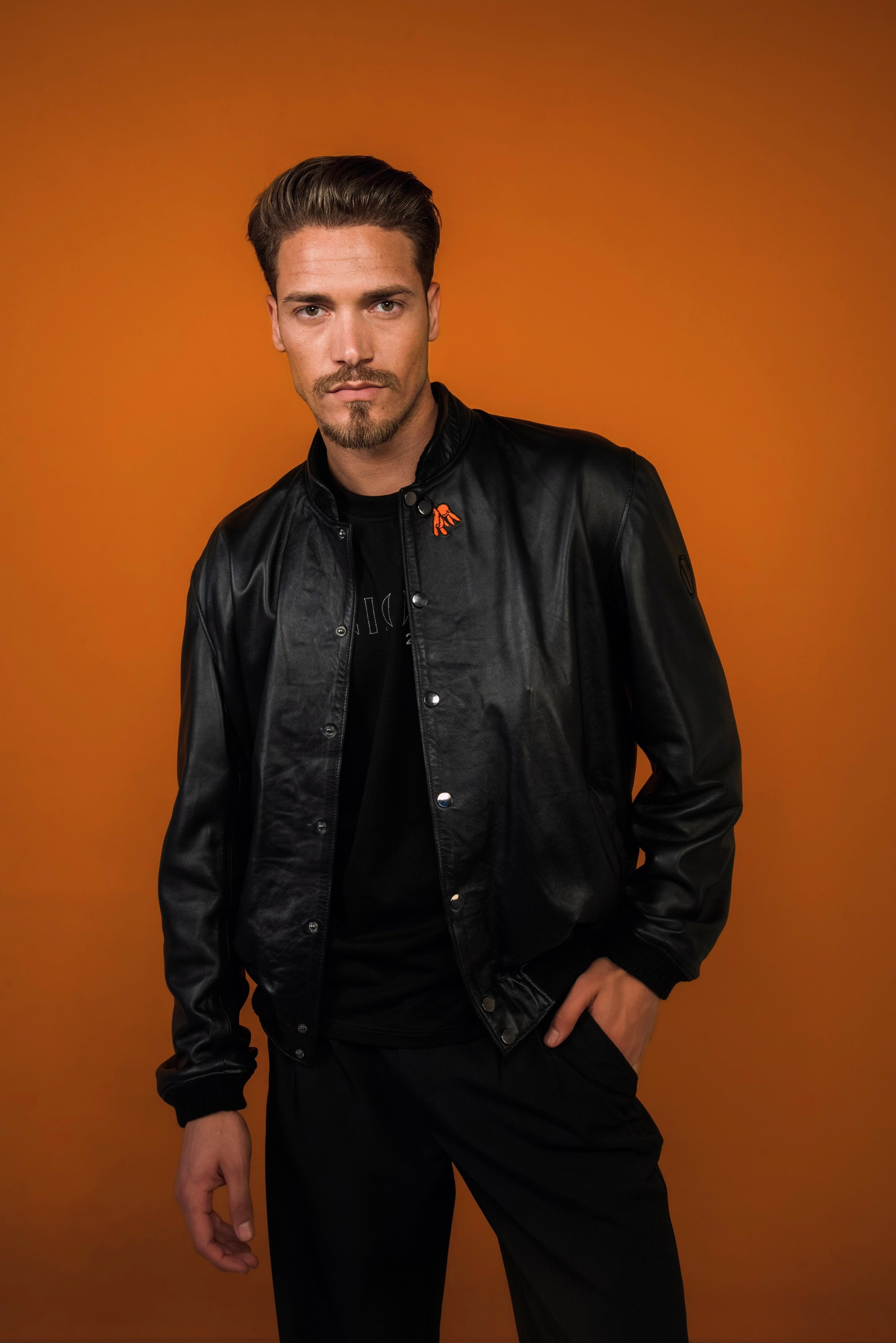 The Noir Lambskin Bomber — Edition of 33